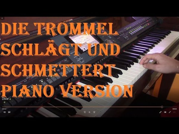 Die Trommel schalgt und schmettert