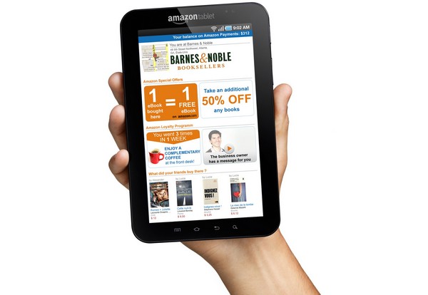 Kindle Tablet  -  Amazon